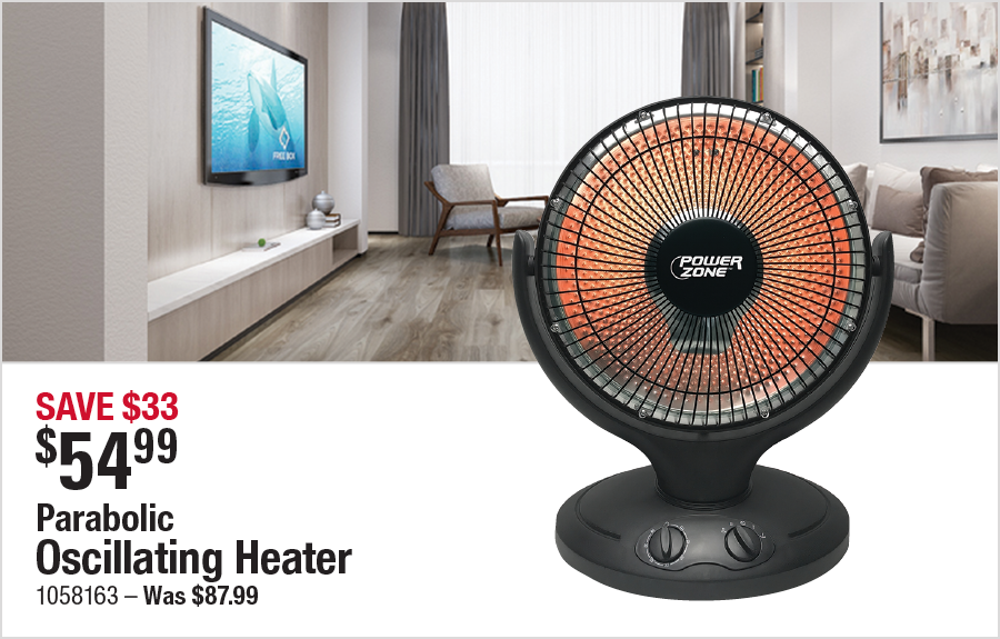 Parabolic Oscillating Heater